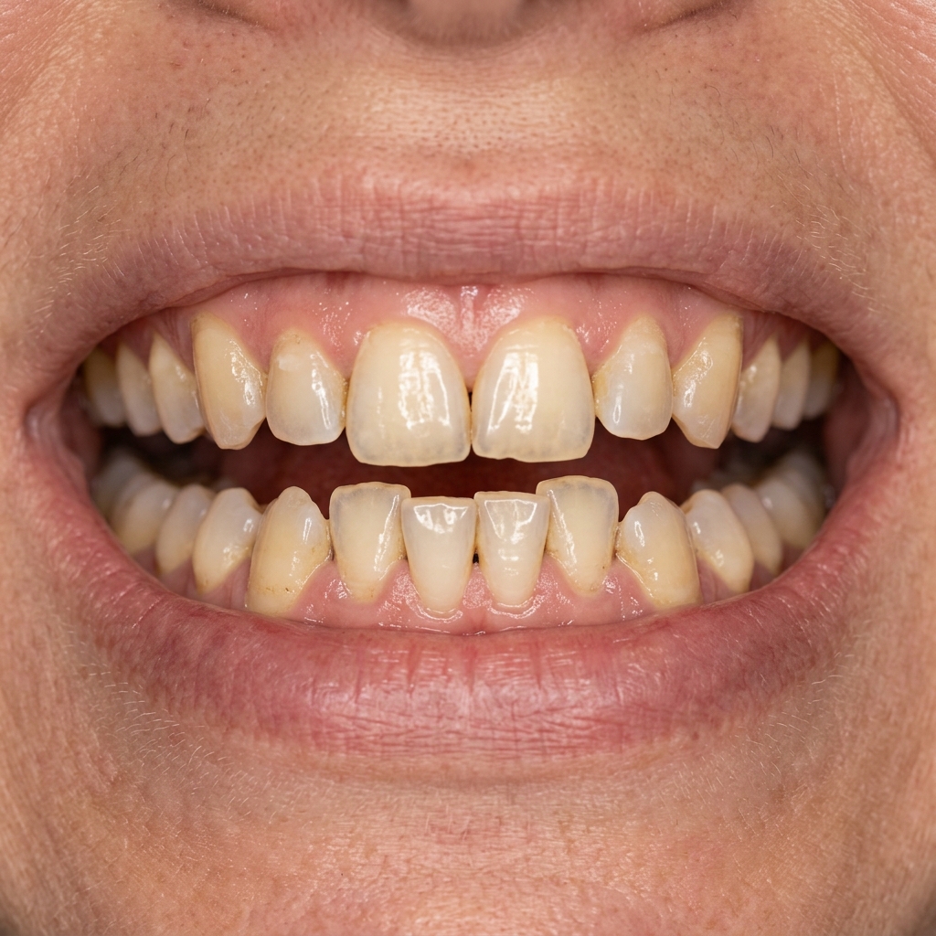Smile Before Treatment — Care Dental Tenali